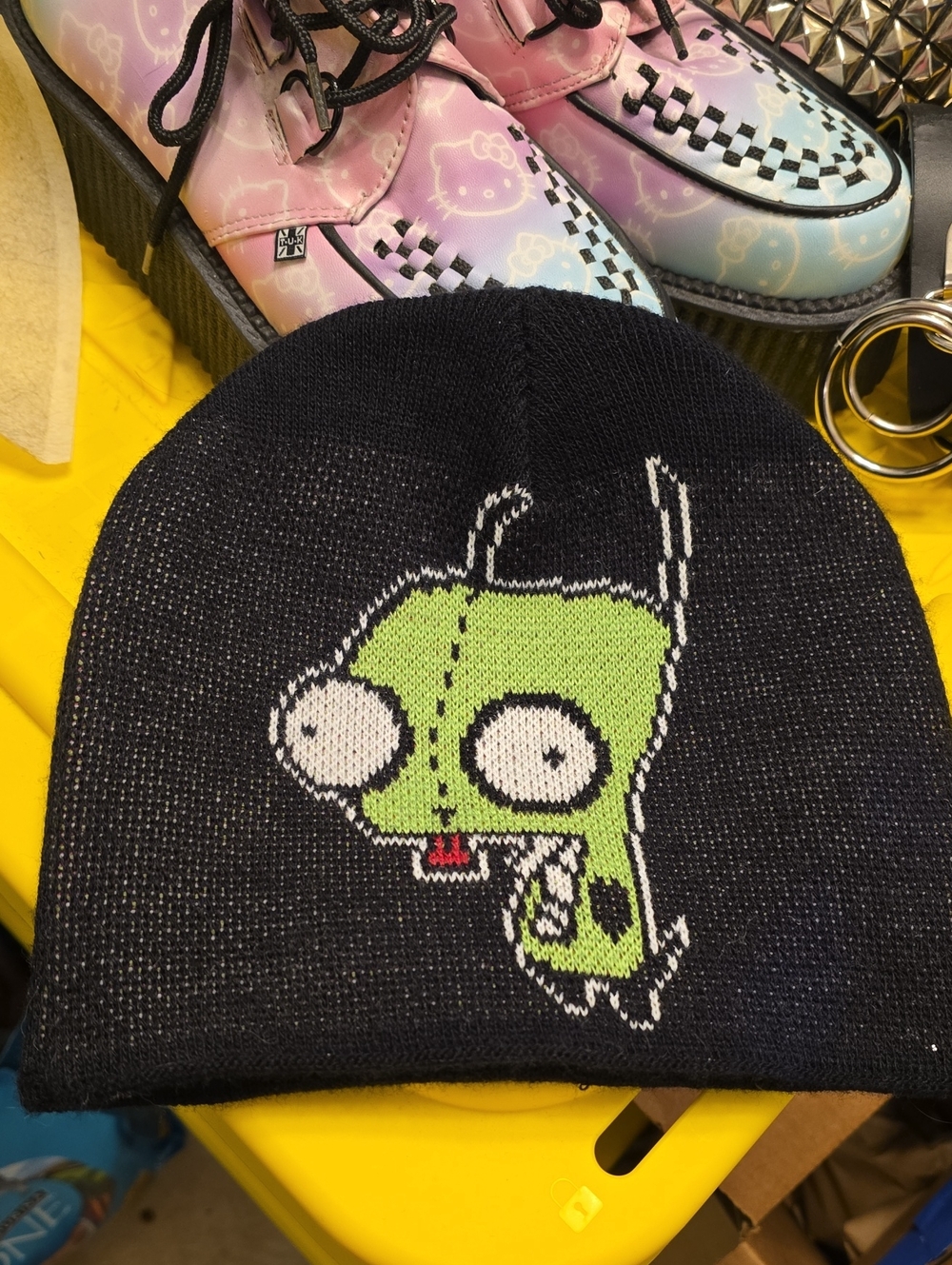 Vintage Y2K Invader Zim Gir Beanie Like New